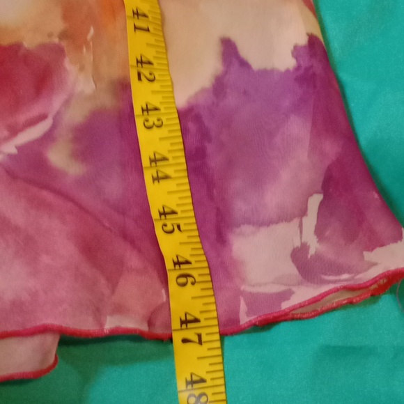 Venezia Pink Floral Maxi Dress – Size 26/28 – Sleeveless Tie-Front - Picture 9 of 10